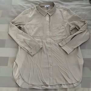 Calvin Klein button down blouse